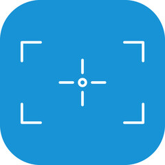 Obraz premium Unique Focus Vector Icon