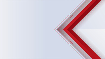 Modern red and white abstract background