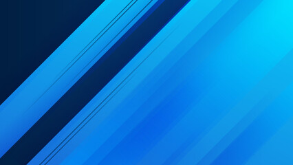 Modern gradient dynamic blue lines shapes abstract background