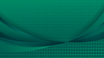 Modern dark green abstract geometric background wallpaper design. Design for poster, template on web, backdrop, banner, brochure, website, flyer, landing page, presentation, certificate, and webinar