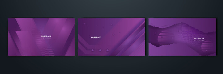 Modern purple gradient dynamic lines background. Design for poster, template on web, backdrop, banner, brochure, website, flyer, landing page, presentation, certificate, and webinar