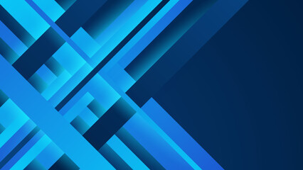 Modern simple shape blue design background