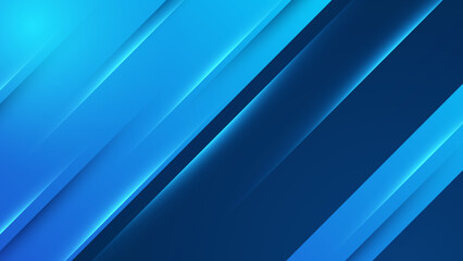 Obraz premium Modern simple shape blue design background