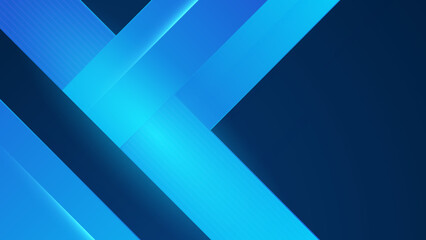 Modern simple shape blue design background