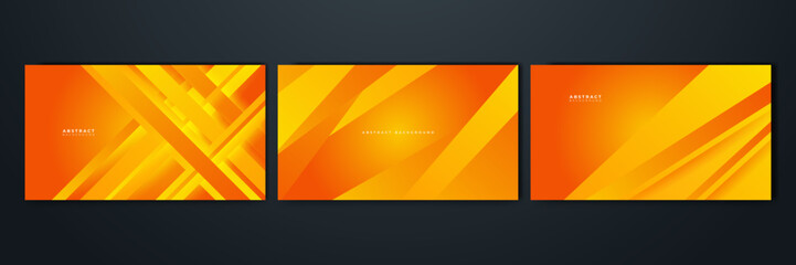 Modern orange and yellow gradient abstract background. Design for poster, template on web, backdrop, banner, brochure, website, flyer, landing page, presentation, certificate, and webinar