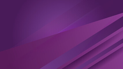 Fototapeta premium Modern purple gradient dynamic lines background. Design for poster, template on web, backdrop, banner, brochure, website, flyer, landing page, presentation, certificate, and webinar