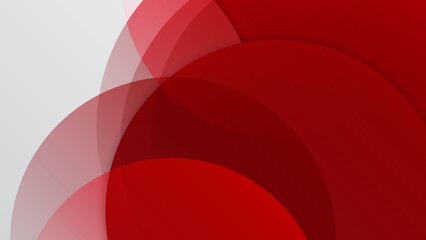 Abstract red and white geometric gradient background
