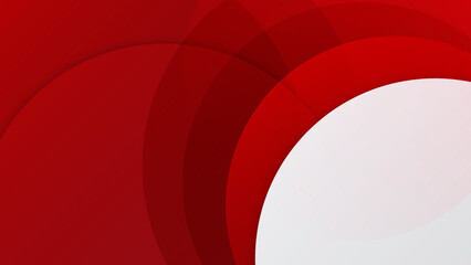 Abstract red and white geometric gradient background