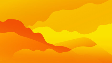 Modern orange and yellow gradient abstract background. Design for poster, template on web, backdrop, banner, brochure, website, flyer, landing page, presentation, certificate, and webinar