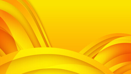 Modern orange and yellow gradient abstract background. Design for poster, template on web, backdrop, banner, brochure, website, flyer, landing page, presentation, certificate, and webinar