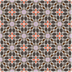 
Seamless vector pattern. Background texture in geometric ornamental style.Repeat background.