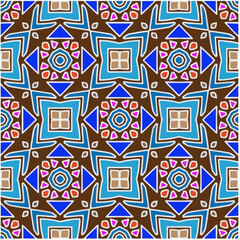 Seamless vector pattern. Background texture in geometric ornamental style.Repeat background.