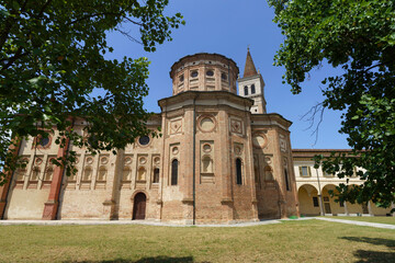 Fototapeta na wymiar Sanctuary of Misericordia, Castelleone,, Cremona, Italy