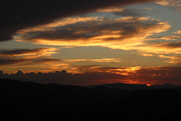 sunset in the raw