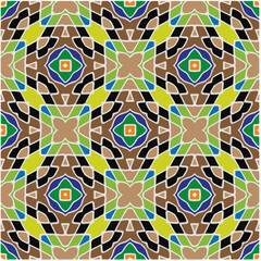 Seamless vector pattern. Background texture in geometric ornamental style.Repeat background.