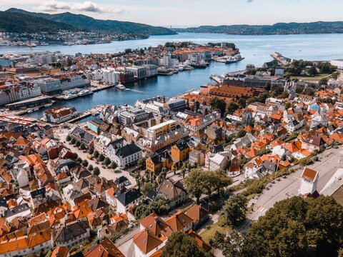 Views from around Bergen in Western Norway