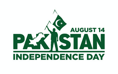 Islamabad: August 14, 2022. Pakistan Independence Day. 75 Years Anniversary. Jubilee logo. Vector Illustration.