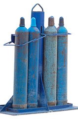 blue metal oxygen cylinders for welding