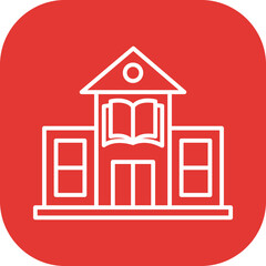 Library Building Icon