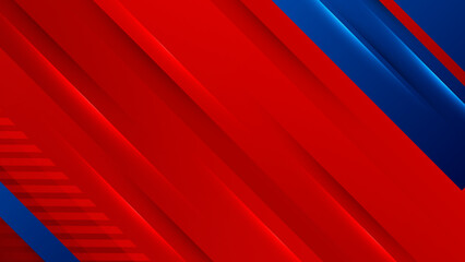 Abstract blue and red background