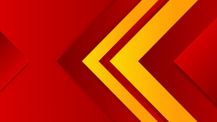 Abstract red and yellow background. Design for poster, template on web, backdrop, banner, brochure, website, flyer, landing page, presentation, certificate, and webinar