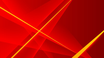 Abstract red and yellow background. Design for poster, template on web, backdrop, banner, brochure, website, flyer, landing page, presentation, certificate, and webinar