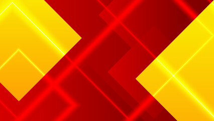 Abstract red and yellow background. Design for poster, template on web, backdrop, banner, brochure, website, flyer, landing page, presentation, certificate, and webinar