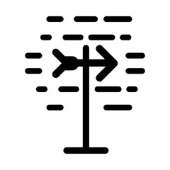 Wind direction icon