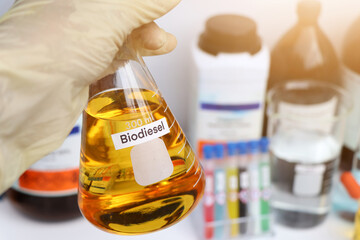 Biodiesel , a chemical used in laboratory or industry