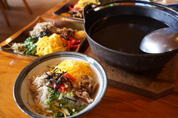 Japanese Food, Keihan, Dish of Seasoned Chicken with Rice, Famouse in Amami-oshima, Kagoshima,  - 日本料理 鹿児島 奄美大島 鶏飯