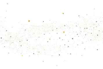 Light gold and light silver glitter confetti background.