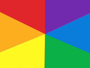 LGBT coloured pattern