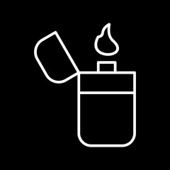 Unique Lighter Vector Icon