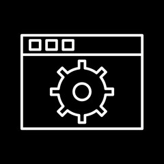 Unique Settings Vector Icon