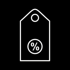 Unique Discount Tag II Vector Icon