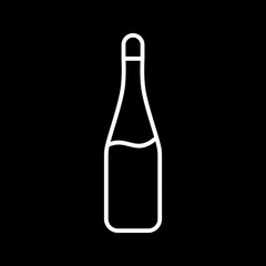 Champagne Bottle Vector Icon