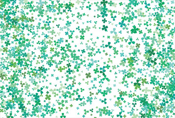 Clover backdrop. Clover leaf, St. Patrick day background