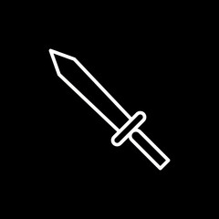 Unique Sword Vector Icon