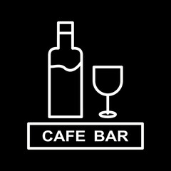 Unique Drinks Cafe Vector Icon