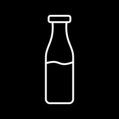 Milk Bottle Vector Icon