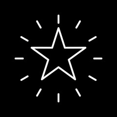 Unique Star Vector Icon