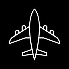 Aeroplane Vector Icon