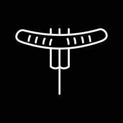 Sausage on Fork Icon