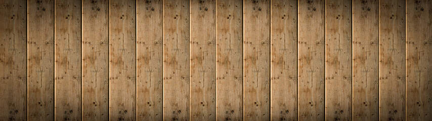 Fototapeta na wymiar Old brown rustic light bright wooden texture - wood background panorama banner long..