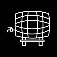 Barrel with Tap Icon
