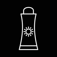 Sunblock Cream Icon
