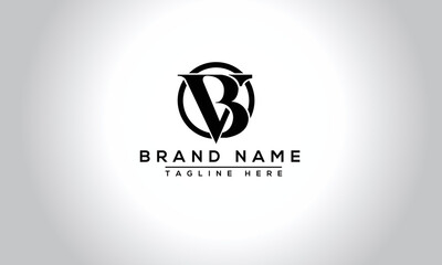 Logo design letter VB . Elegant modern. Vector template.