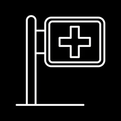 Obraz premium Signboard Icon