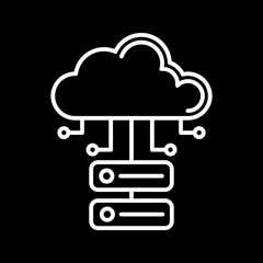Cloud Database Icon