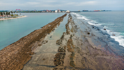 Praia Litoral Pernambuco Muro Alto Porto de Galinhas Ipojuca Arrecife Piscina Natural Verão...